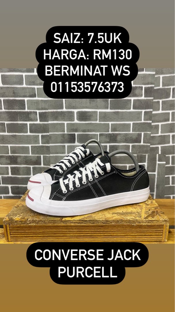 Converse Jack Purcell Men s Fashion Footwear Sneakers on Carousell