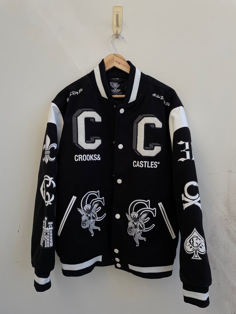 CROOKS CASTLES VARSITY JACKET Men s Fashion Coats Jackets and