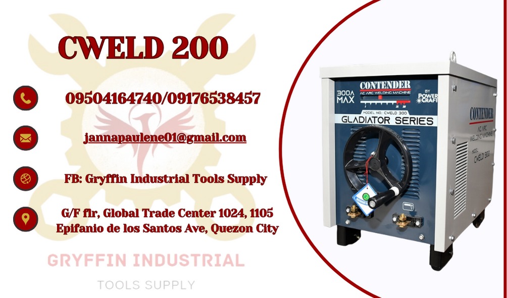 CWELD 200 (AC ARC TRANSFORMER WELDING MACHINE), Commercial & Industrial ...