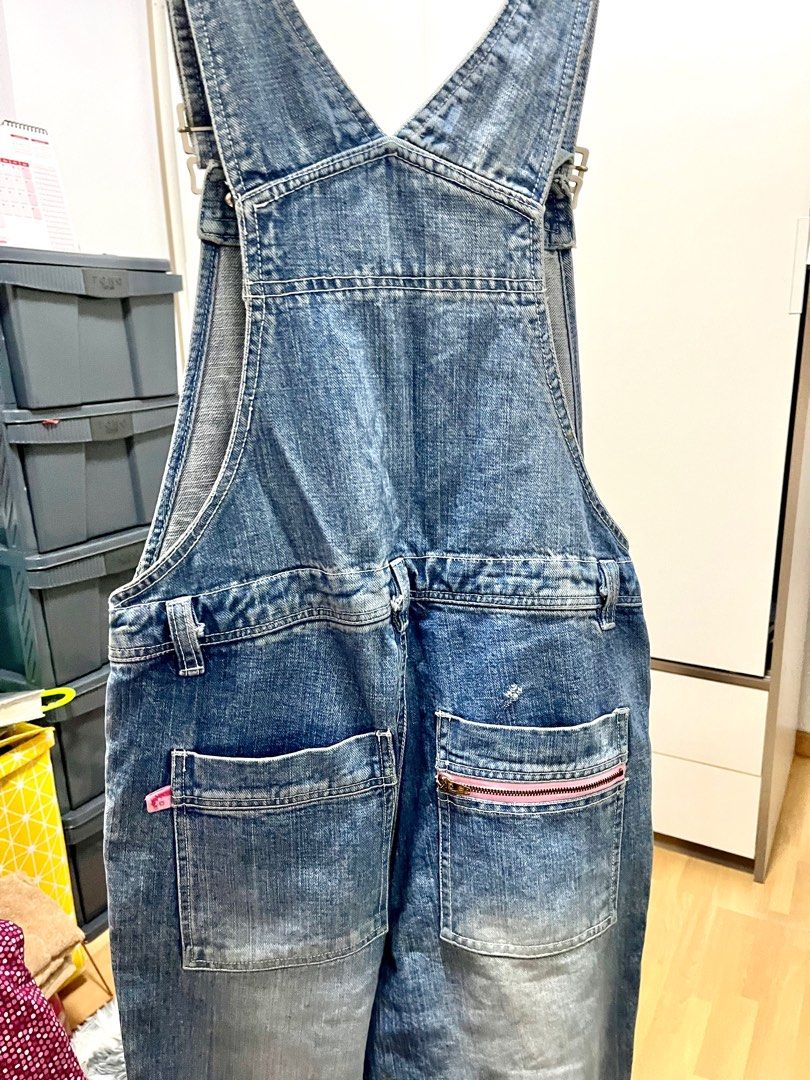 Adult denim dungarees new arrivals
