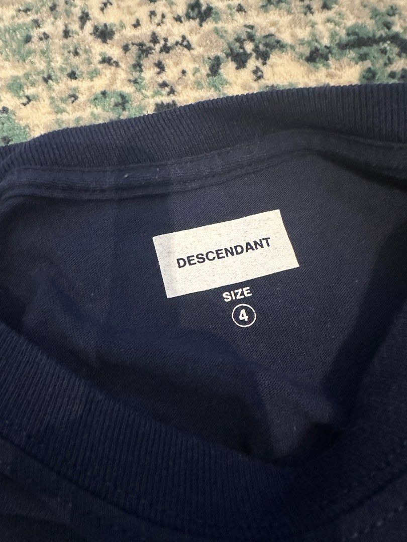 Descendant Cachalot L/S Tee Navy Sz 4, 男裝, 上身及套裝, T-shirt