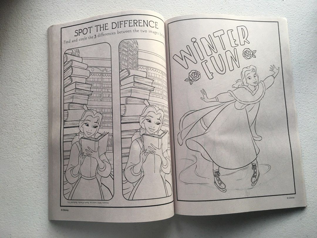 Disney Princess Jumbo Coloring And Activity Book, Hobbies & Toys, Books