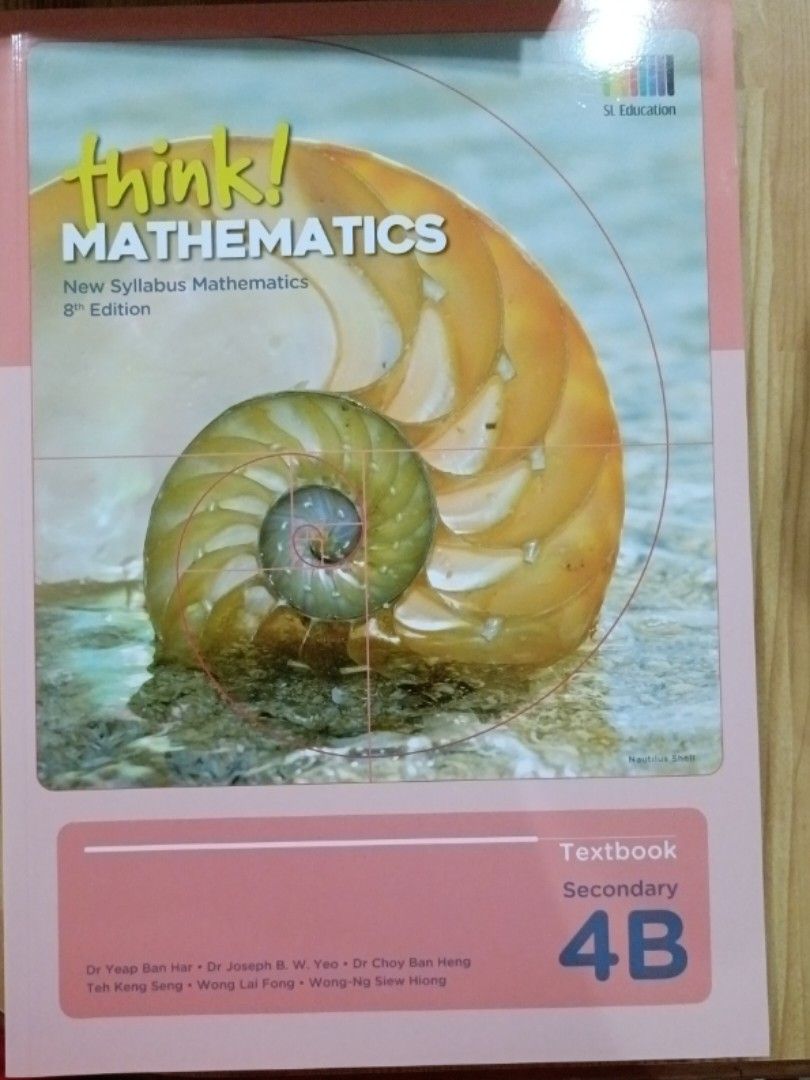 E Mathematics Textbook 4B, Hobbies & Toys, Books & Magazines, Textbooks ...