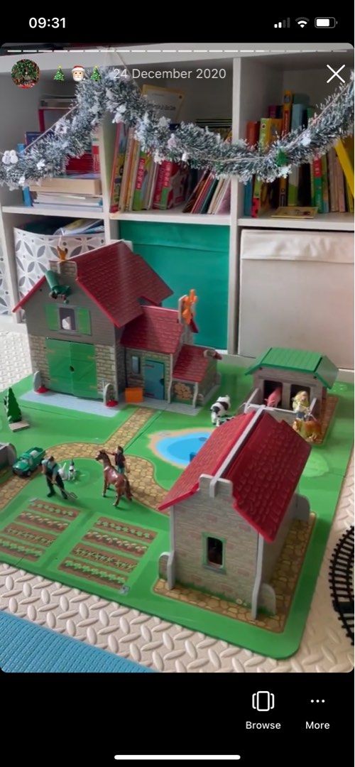 Elc wooden classic farm playset on sale