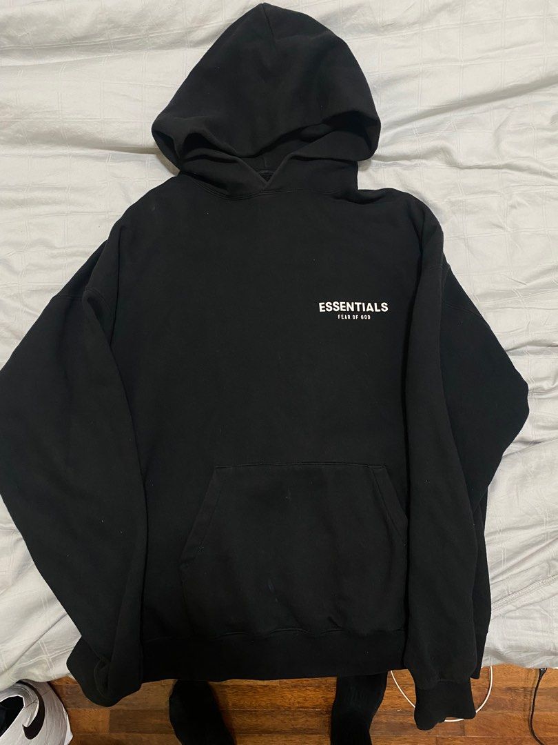 Fear of god essentials hoodie selfridges cheap