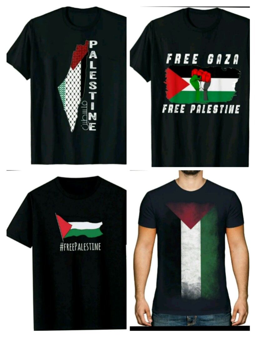 Free Palestine T-Shirts Assorted (cotton), Men's Fashion, Tops & Sets