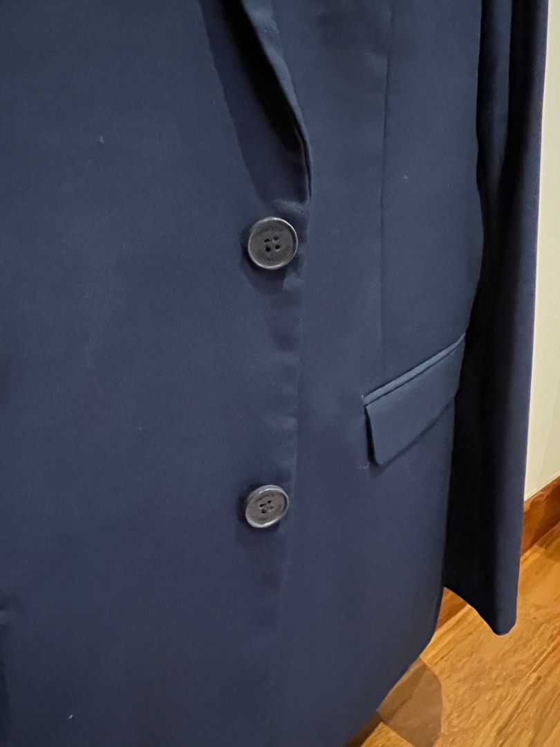 French connection new arrivals blue coat