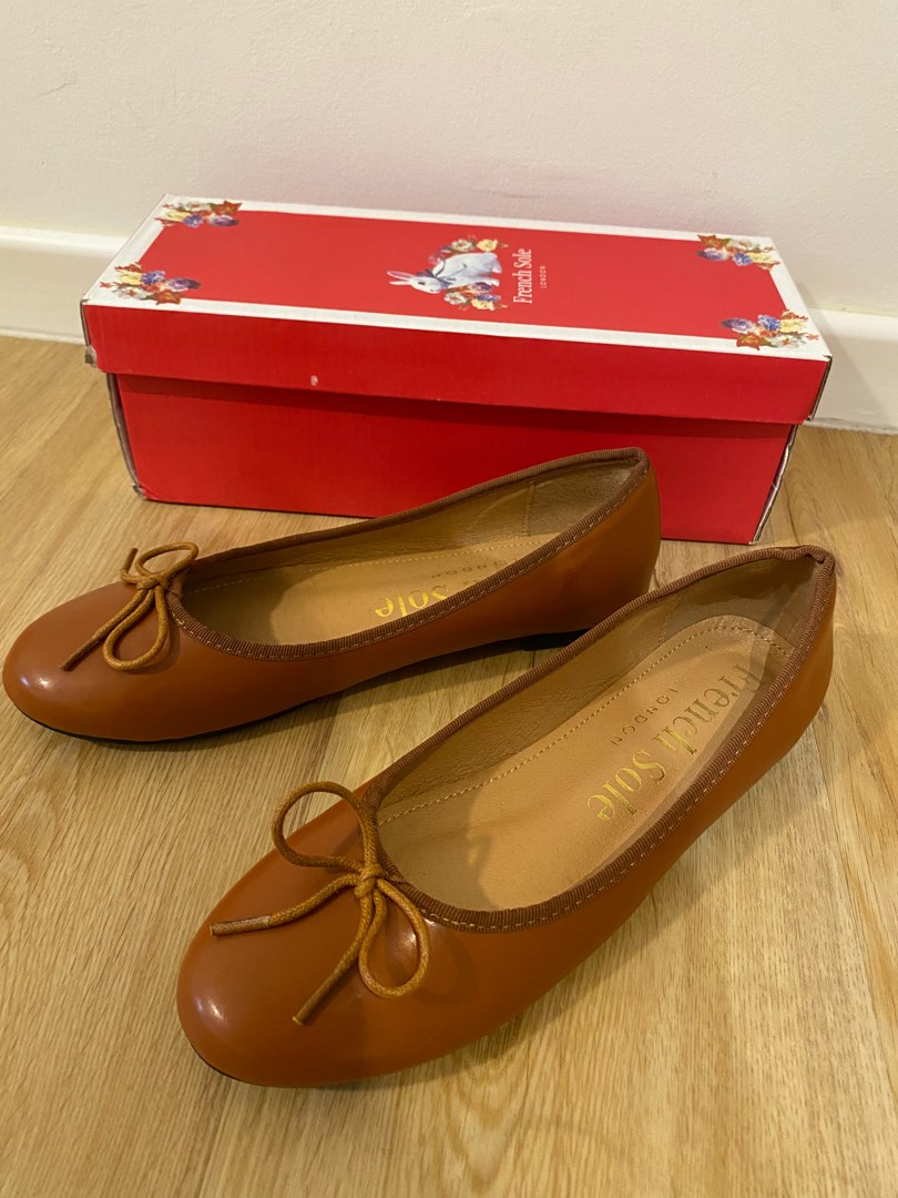 French Sole Ballet Flats, Women's Fashion, Footwear, Flats on Carousell