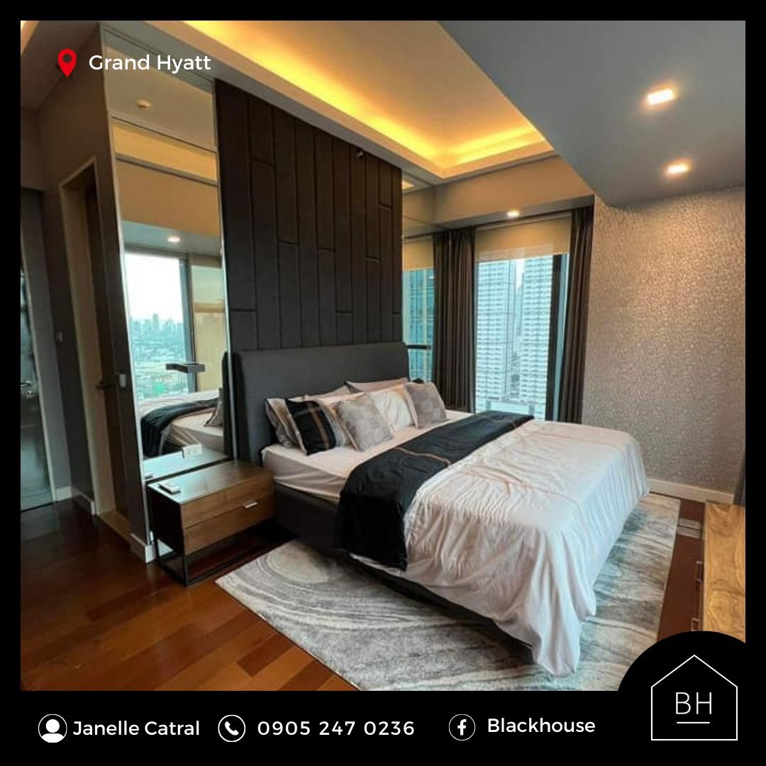 Fully Furnished 2 Bedroom Unit at Grand Hyatt Residences, Property ...