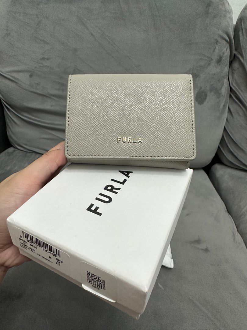 Furla Tri Fold Vitello Andromeda Wallet, Women's Fashion, Bags