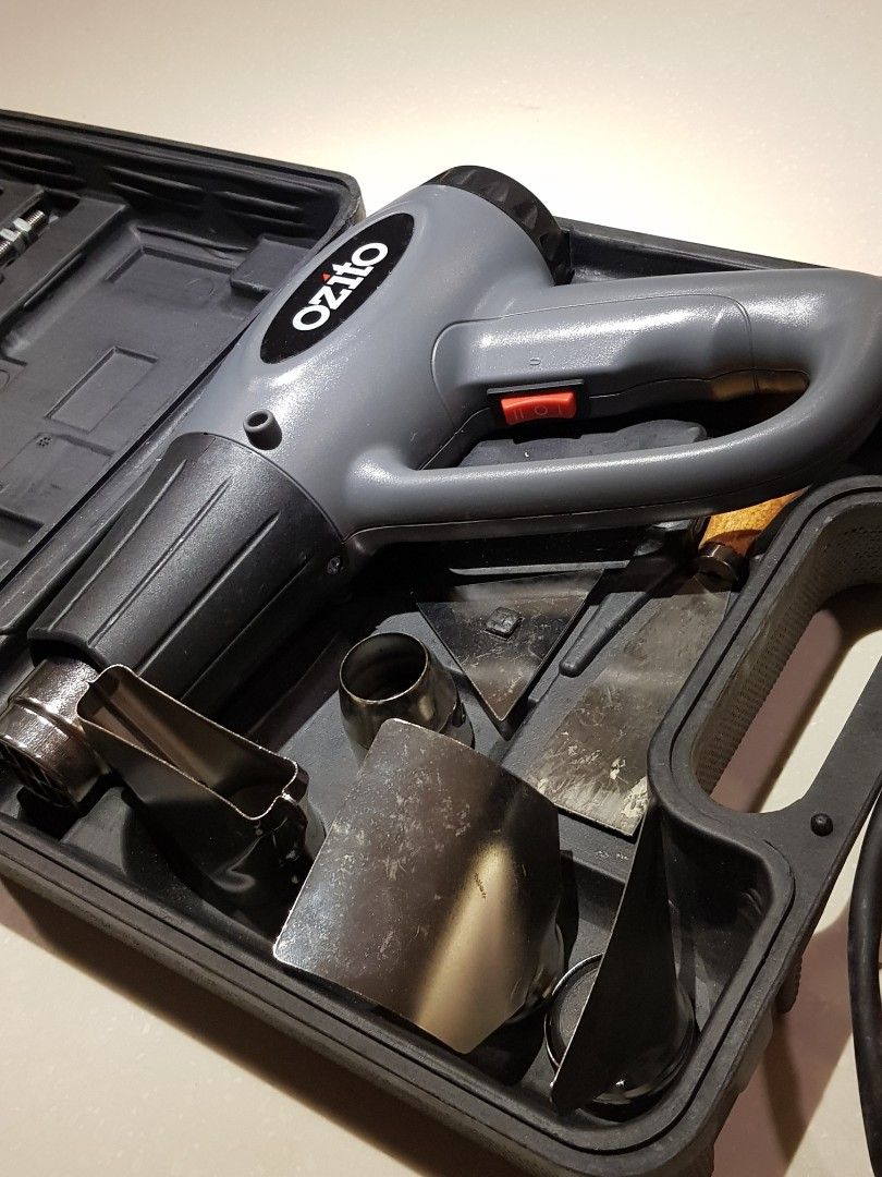 Genuine Imported Ozito 2000W Variable Temperature Heat Gun Scrapers
