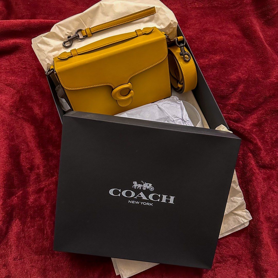 Genuine Limited Edition Coach Glovetanned Leather Box Bag