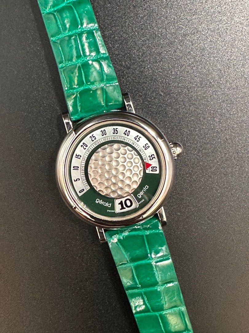 Gerald Genta Retro Classic Golf Ball Jumping Hour