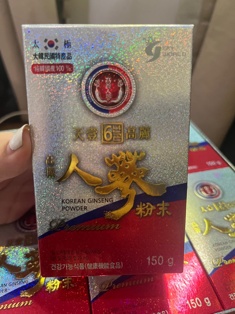 Gin World Korean Ginseng Powder, Health & Nutrition, Health Supplements