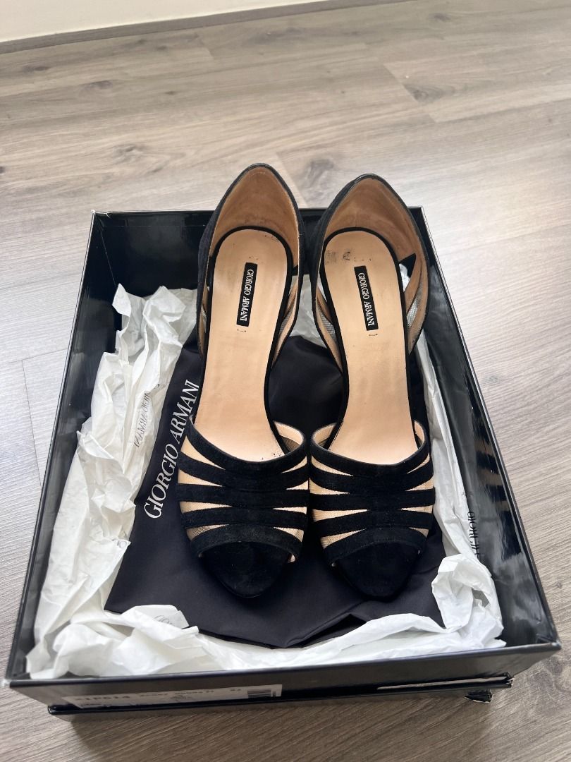Armani high store heel shoes