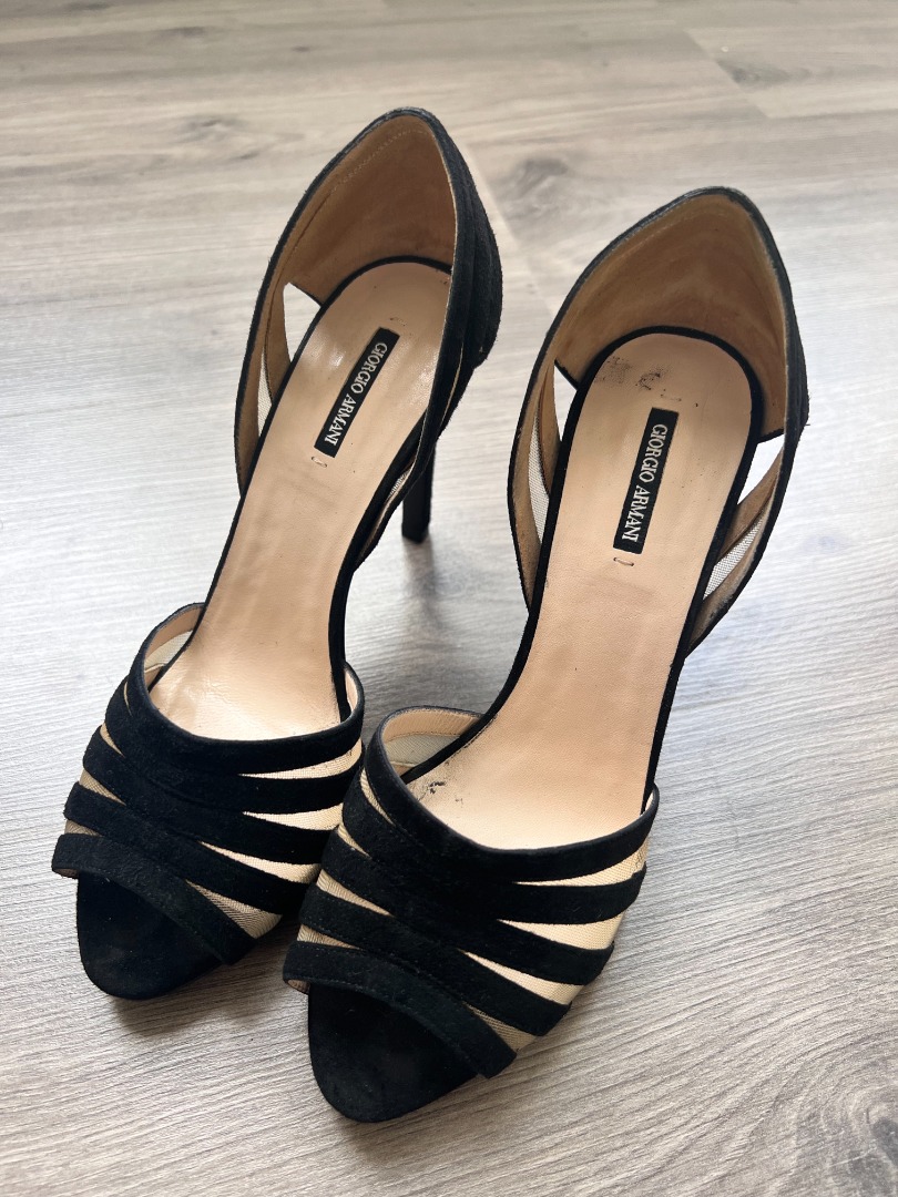 Armani high hotsell heels