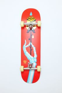 Globe G2 Never Made Red skateboard