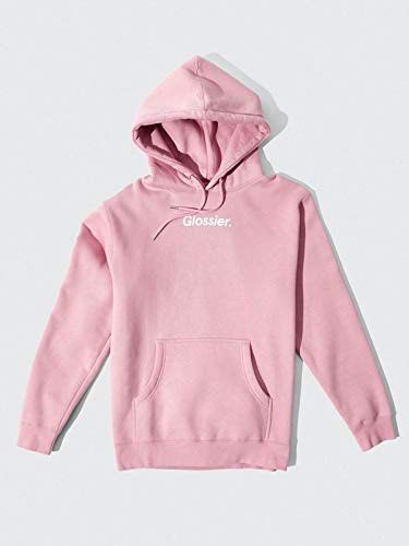 Glossier discount hoodie pink