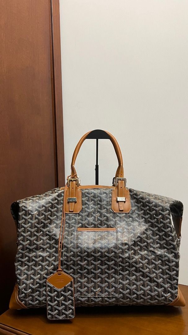 Goyard Boeing 45Y字老花滿印拉鏈開合單肩斜挎手提包旅行袋情侶款size