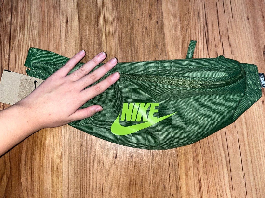 Green nike Fanny pack
