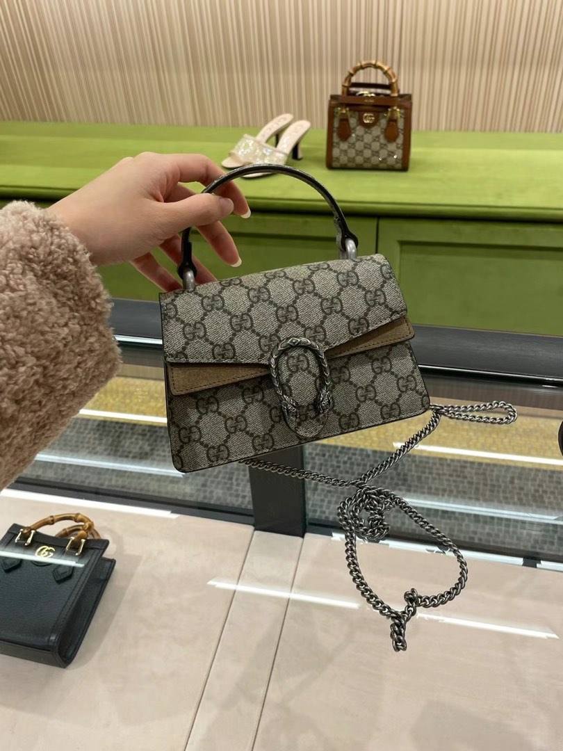 Gucci Dionysus mini top handle bag Luxury Bags Wallets on