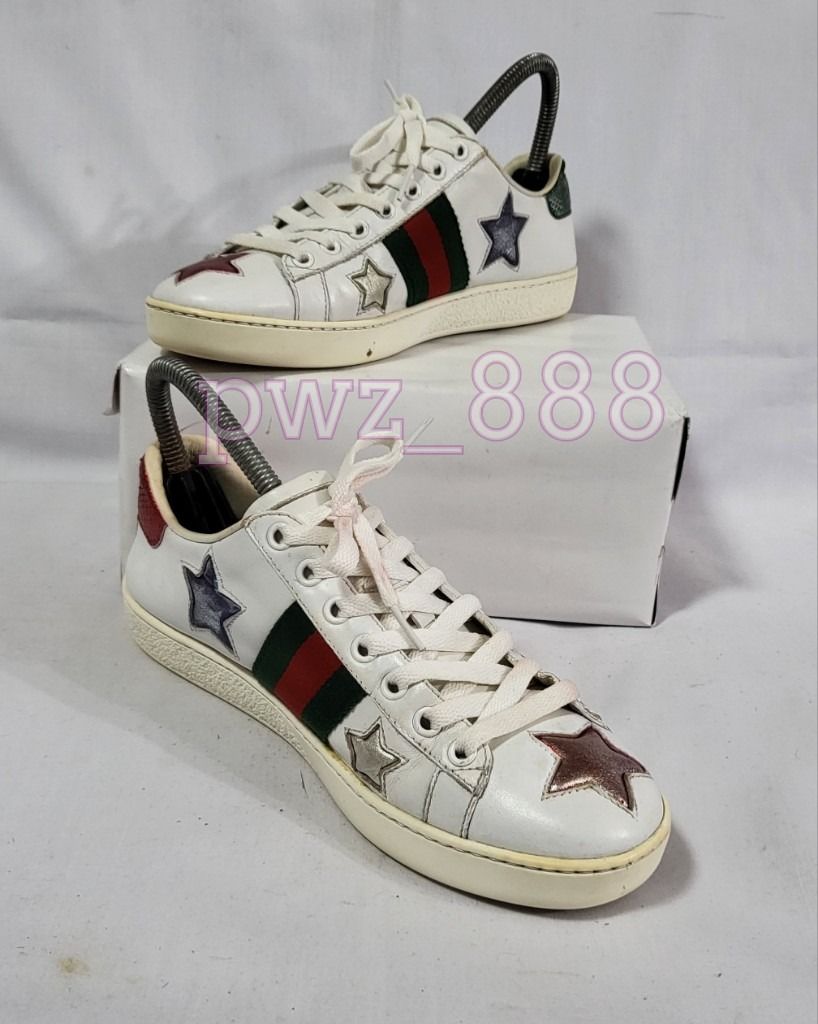 GUCCI Stars Ace Sneakers Size 36 Women s Fashion Footwear Sneakers on Carousell