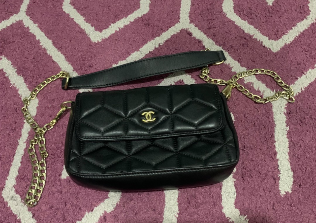 Handbag Leather Chanel (Bundle), Luxury, Bags & Wallets on Carousell