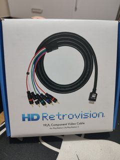 HD Retrovision Component Cable for PS2 and PS3