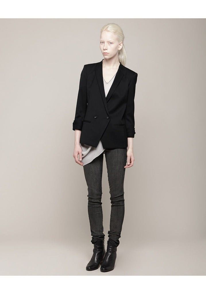 Helmut lang double breasted blazer online