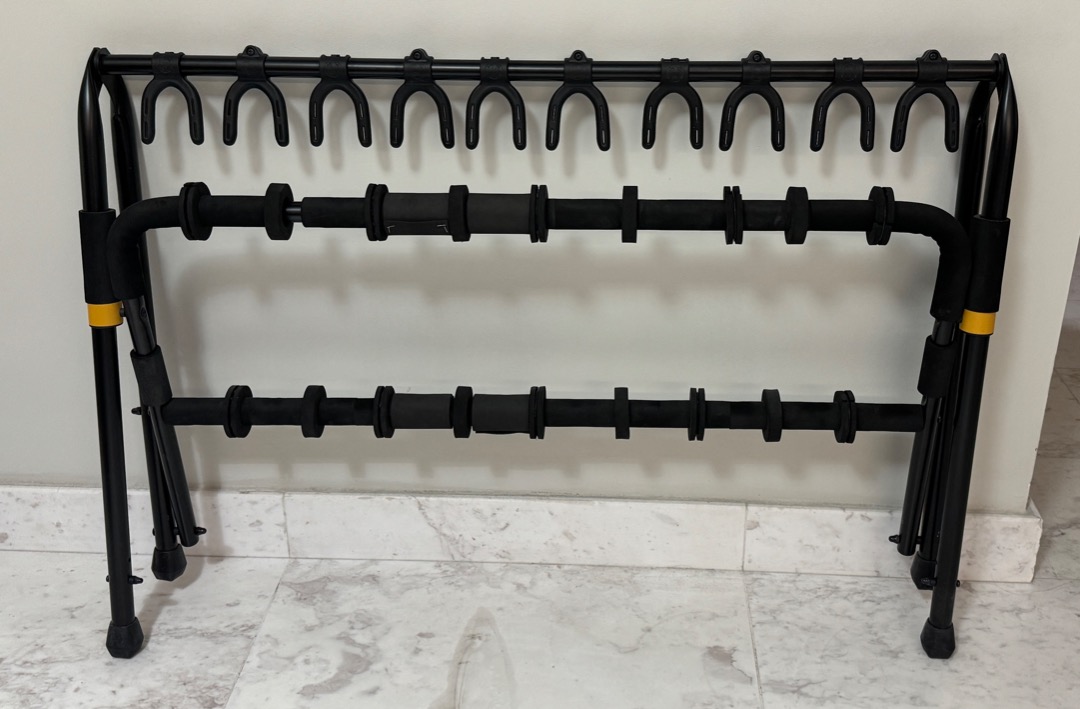 Hercules Stands GS525B Guitar Rack with 5 additional extensions