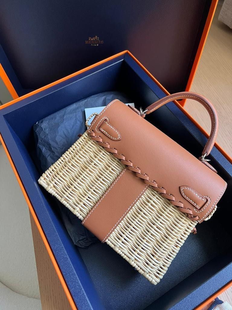 Hermes kelly best sale picnic bag replica
