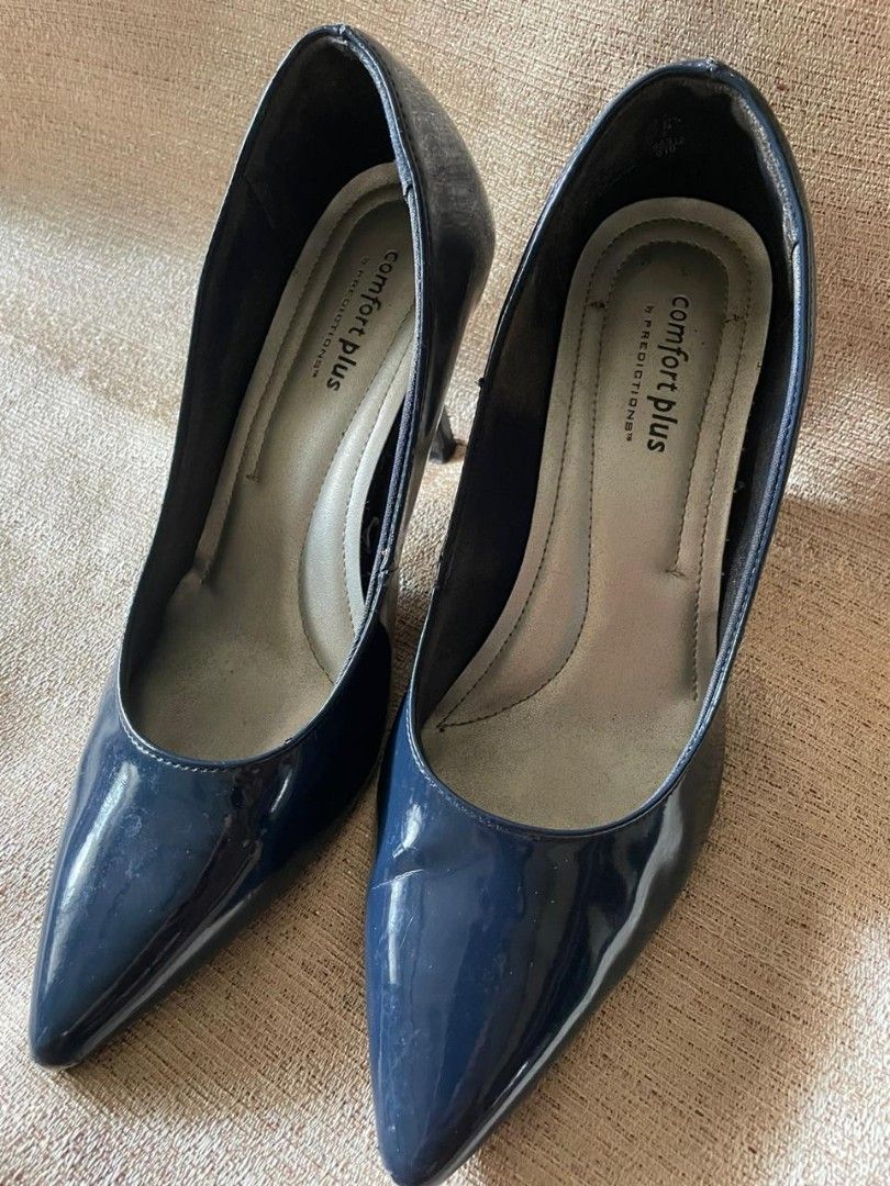 High Heels Navy Blue Comfort Plus Payless