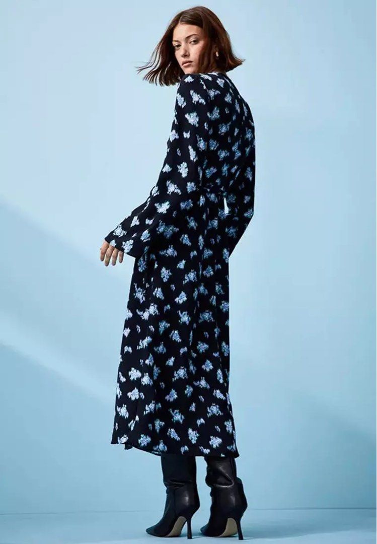 H M Crepe Wrap Dress Women s Fashion Dresses Sets Dresses on