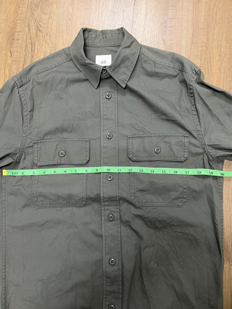 H&m army outlet shirt
