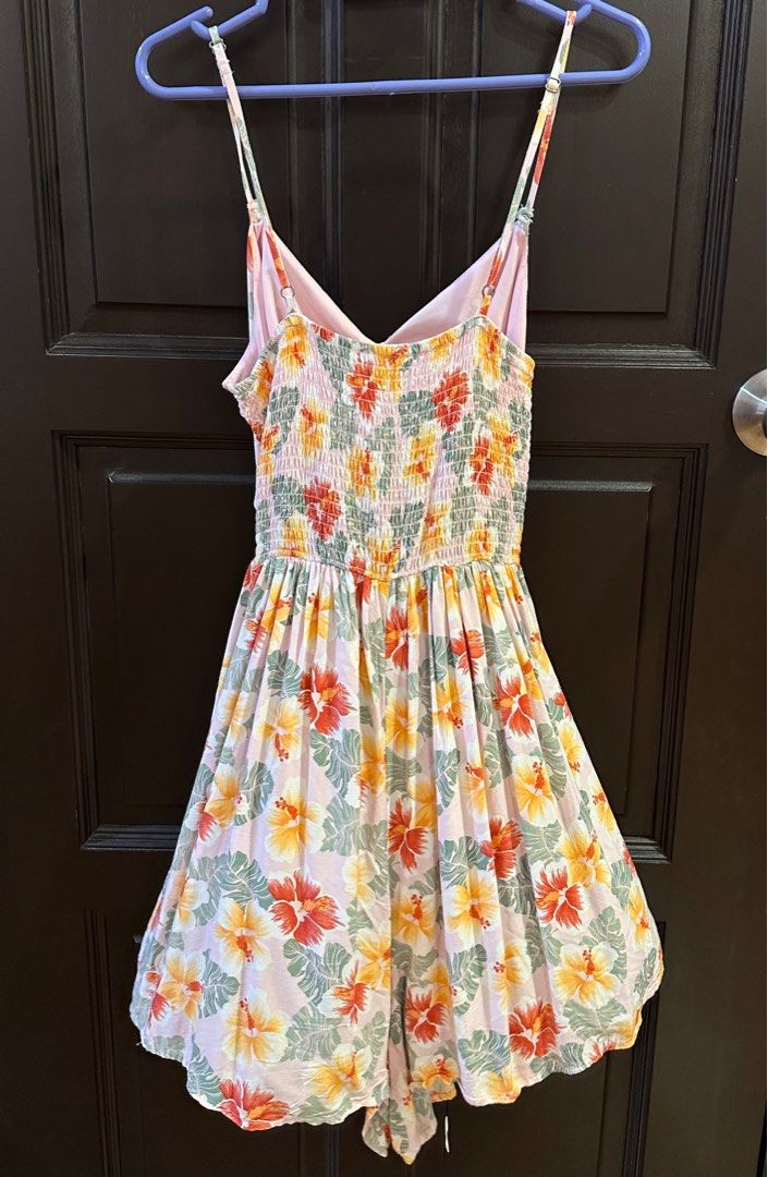 Hollister store yellow jumpsuit