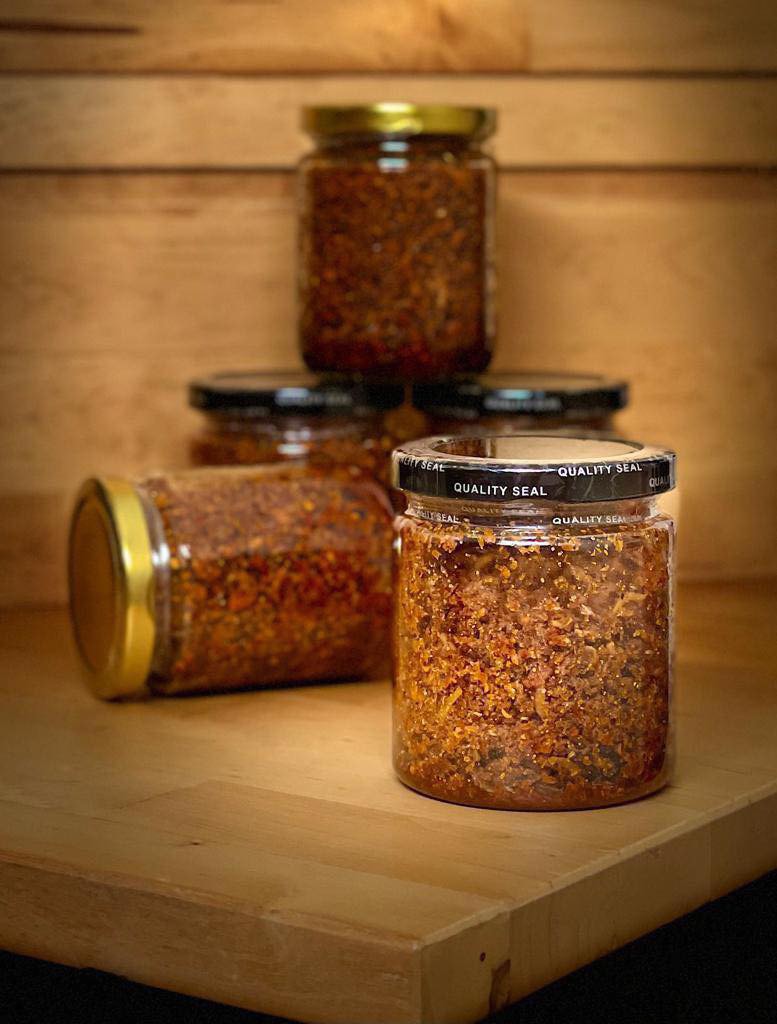 Homemade Crispy Dried Shrimp Chilli with Silver Anchovies 135g, Food