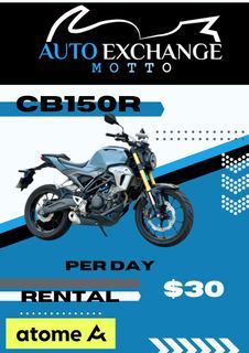 Honda CB150R Exmotion for rent!!