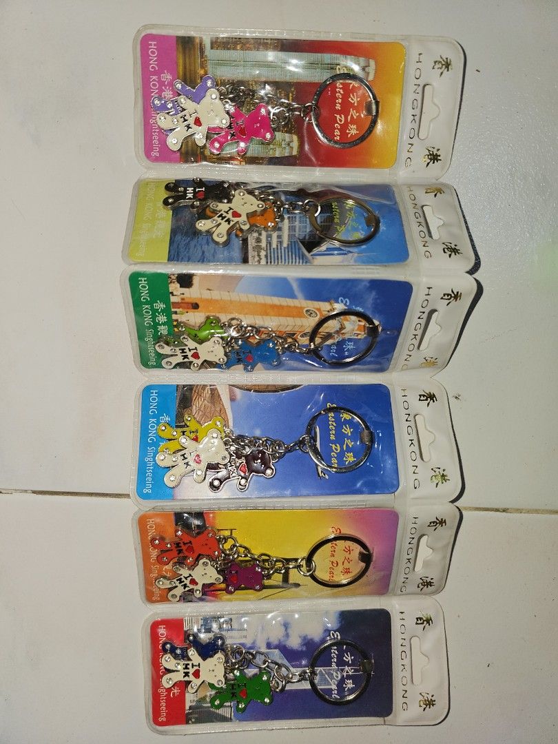 Hongkong keychain, Hobbies & Toys, Travel, Travel Essentials