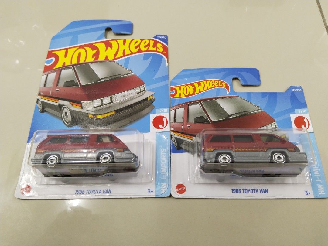 Hot Wheels (Category: Vehicle & Diecast Models) located in Kuala Lumpur. Submitted by jacobm9 (Listing ID 1264594721, Image 1). Description: 1986 TOYOTA VAN @ VANETTE (1 long card & 1 short card) RM60 , free postage nationwide.