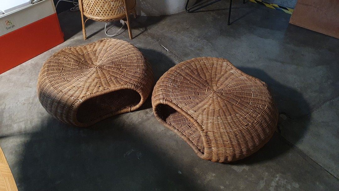 IKEA GAMLEHULT Footstool with Storage, Furniture & Home Living