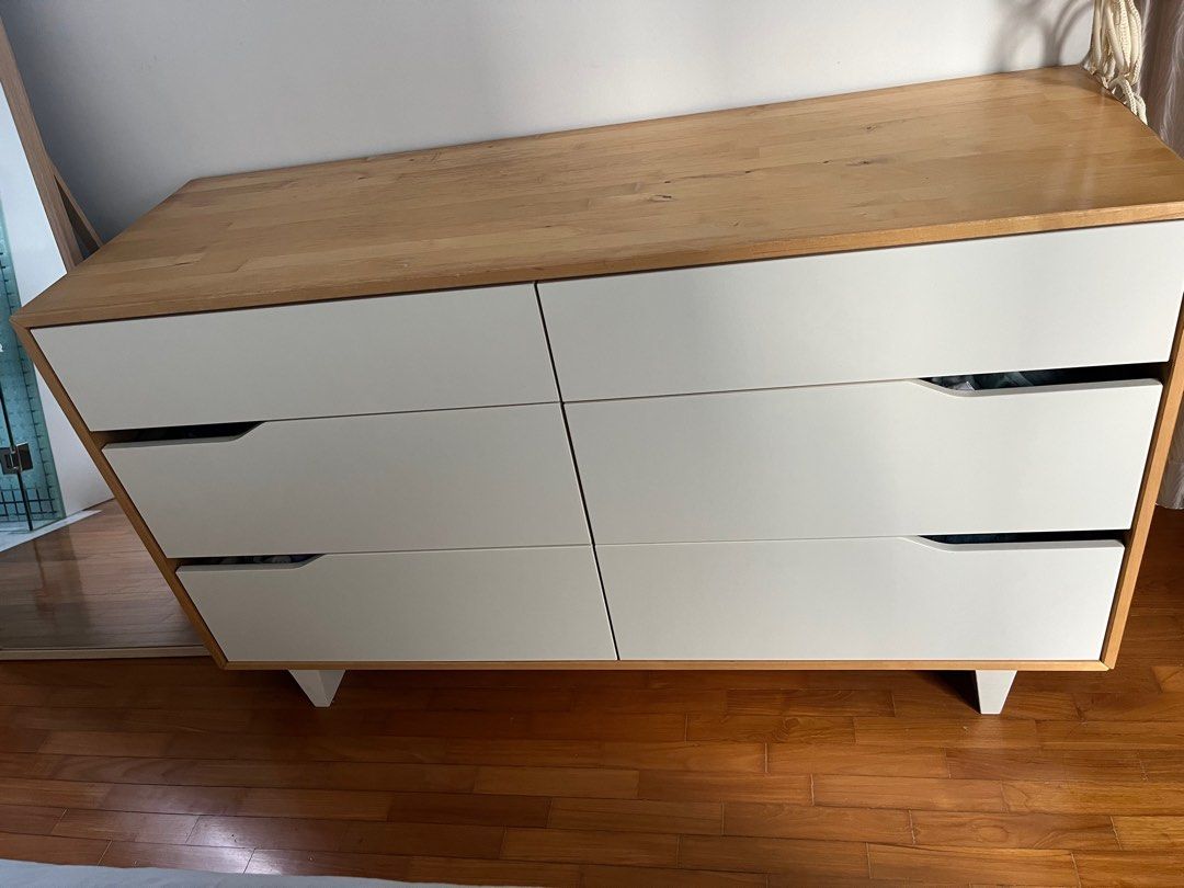Ikea Mandal 6drawer Chest Of Drawers, Furniture & Home Living
