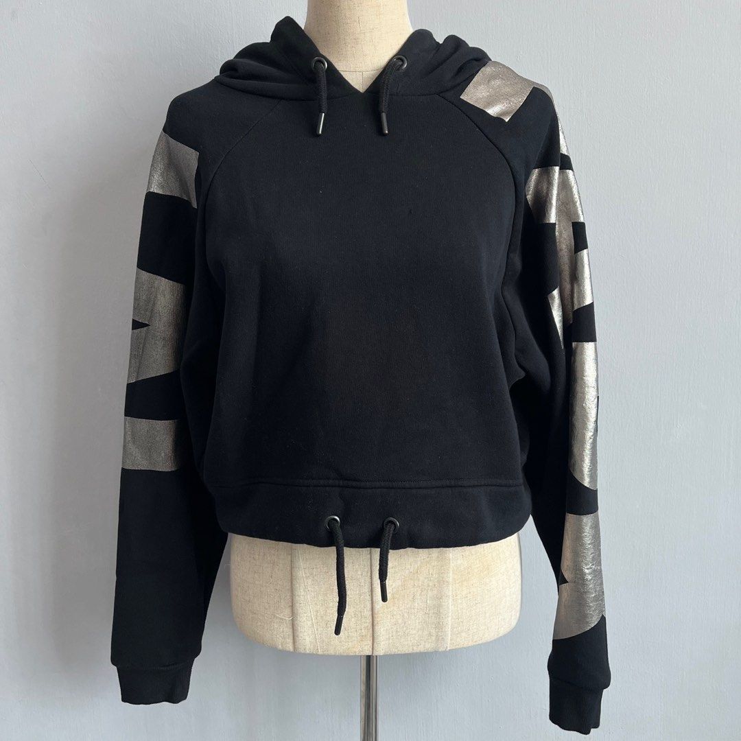 Ivy park crop top hoodie best sale