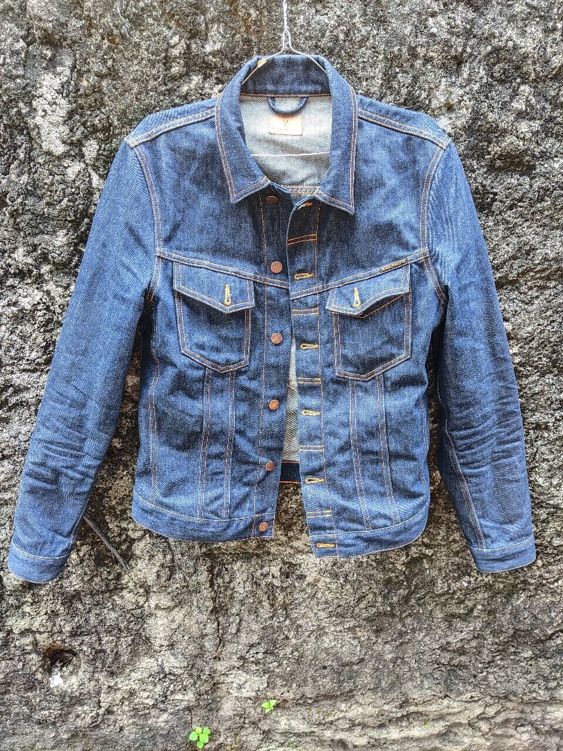 Jacket Nudie Billy dry Ring Fesyen Pria Pakaian Baju Luaran di