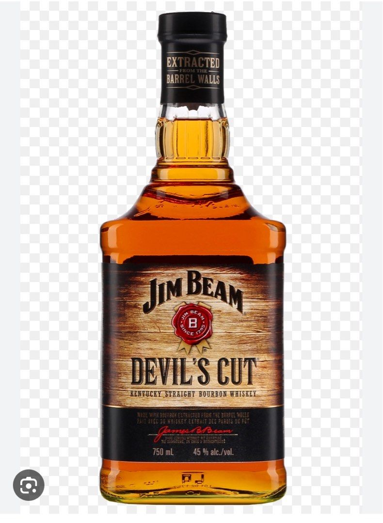 Jim Beam Devil's Cut 70cl, 嘢食& 嘢飲, 酒精飲料- Carousell