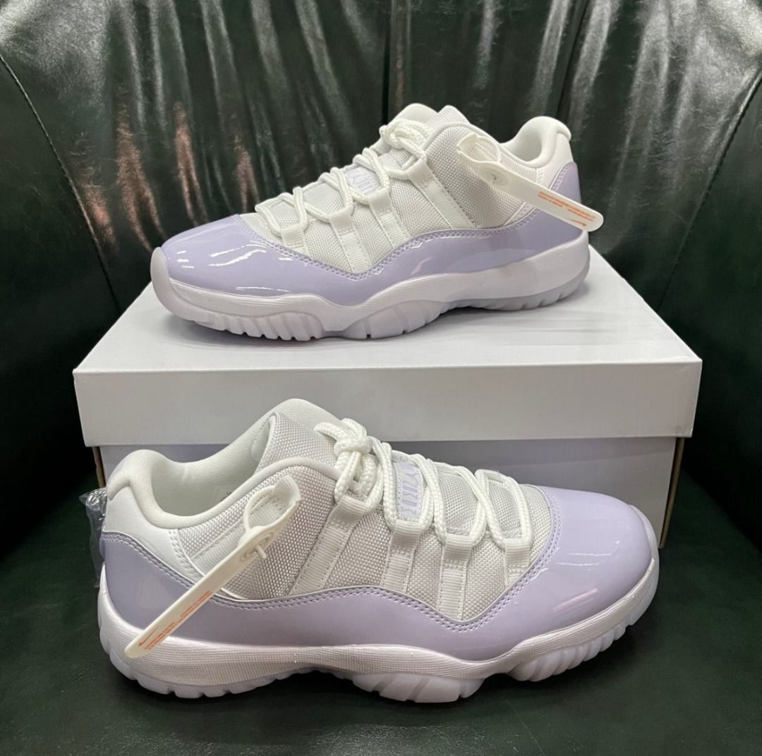 ✓Jordan Air Jordan 11 retro low “pure violet”薰衣草耐磨低幫復古