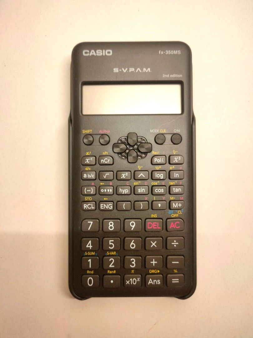 KALKULATOR CASIO FX 350 MS SVPAM Buku Alat Tulis Alat Tulis di Carousell