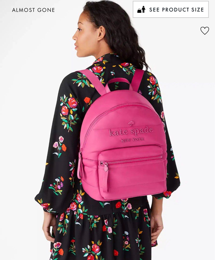 Kate spade hot pink backpack outlet