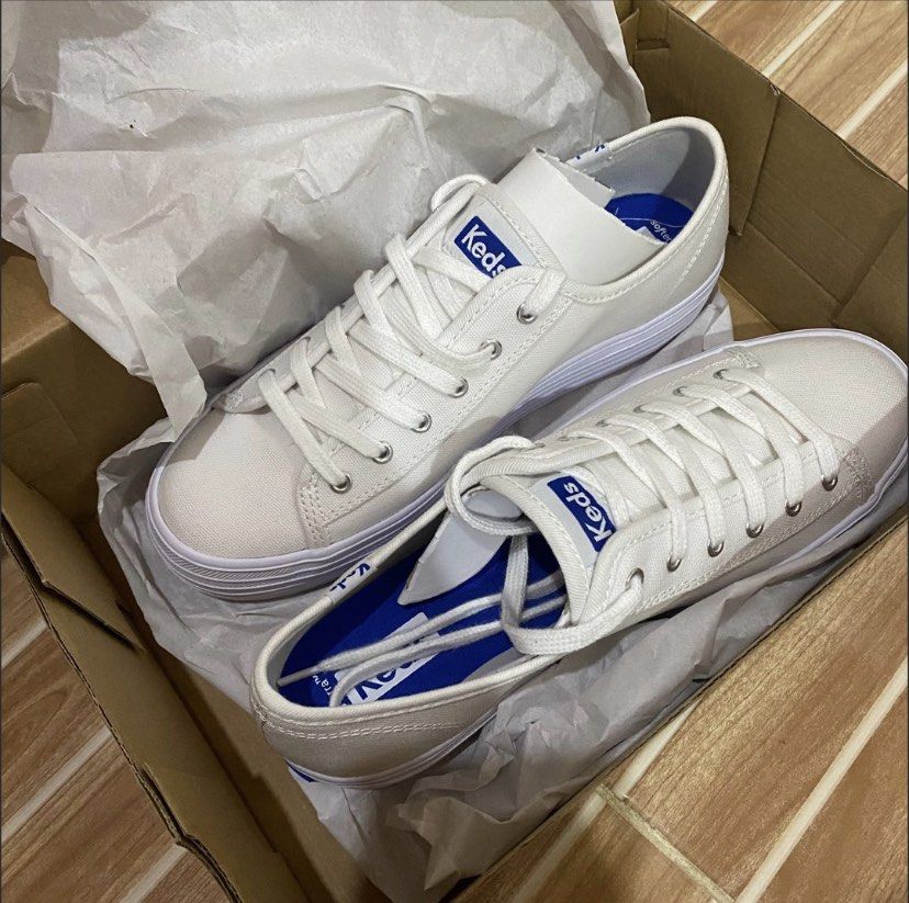 Keds triple kick clearance white