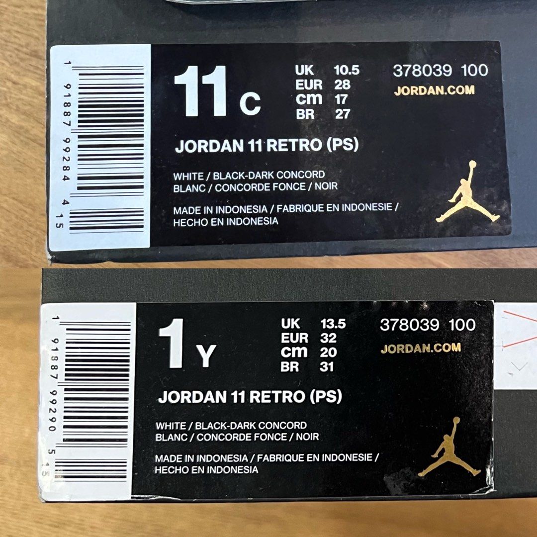 Kids Jordan 11 Retro Concord PS Babies Kids Babies Kids Fashion on Carousell