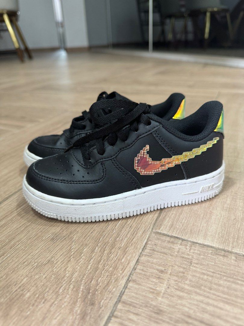 Kids Nike Air Force 1 in Black Babies Kids Babies Kids